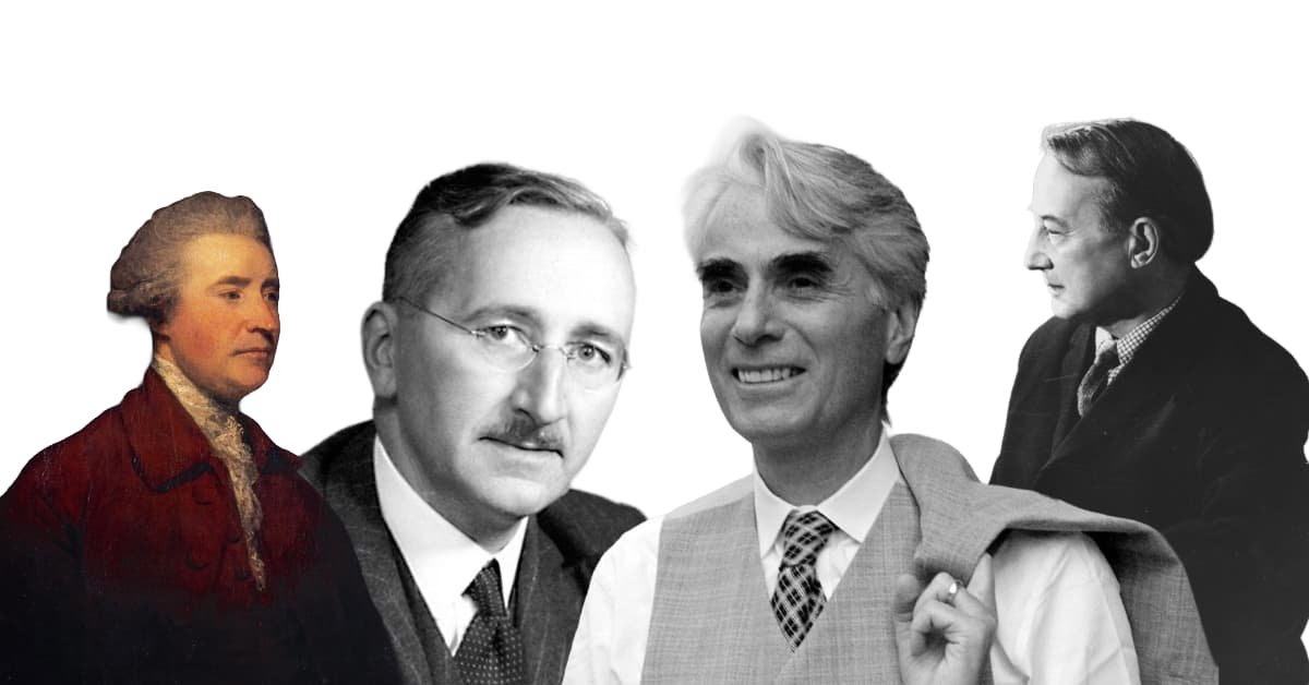 Los pensadores más influyentes del liberalismo conservador